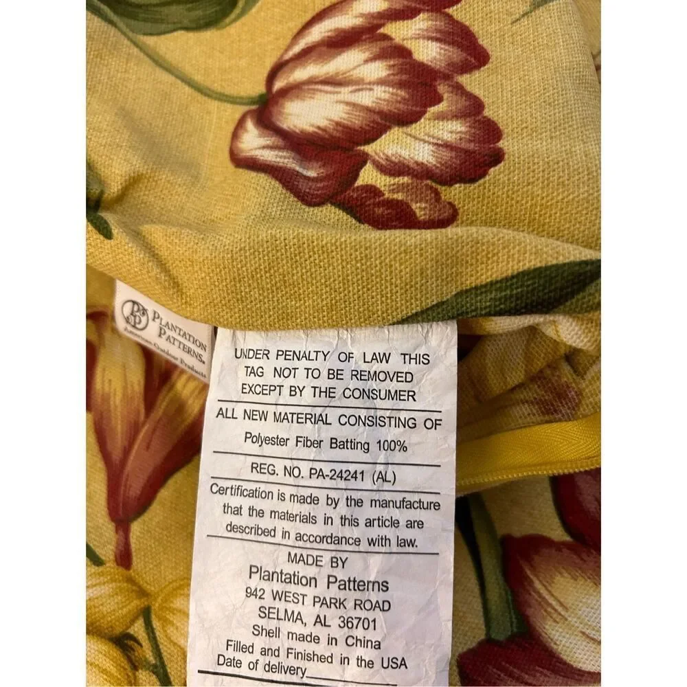 Plantations patterns American Outdoors Product 47x21.5 replacement‎ cover only